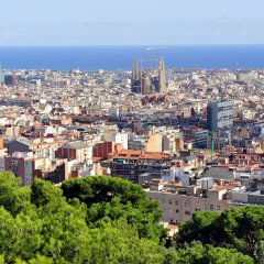 Барселона панорамная и Башня Glòries